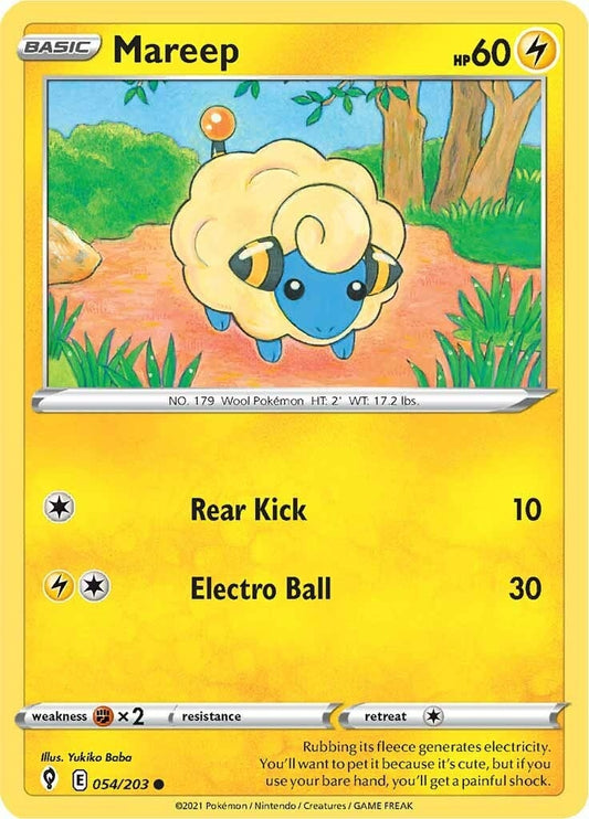 Mareep (054/203) (SWSH07: Evolving Skies) (SWSH07)