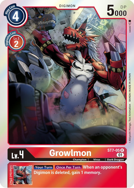Growlmon (ST7-05 R) (ST-7)