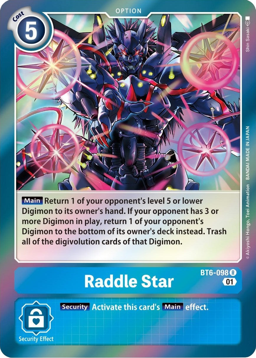 Raddle Star (BT6-098 R) (BT06)