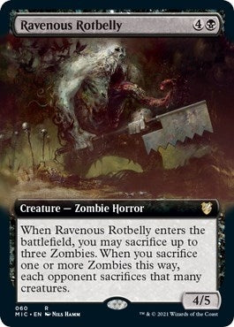 Ravenous Rotbelly (Extended Art) (60) (MIC)