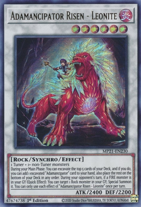 Adamancipator Risen - Leonite (MP21-EN230) (MP21)