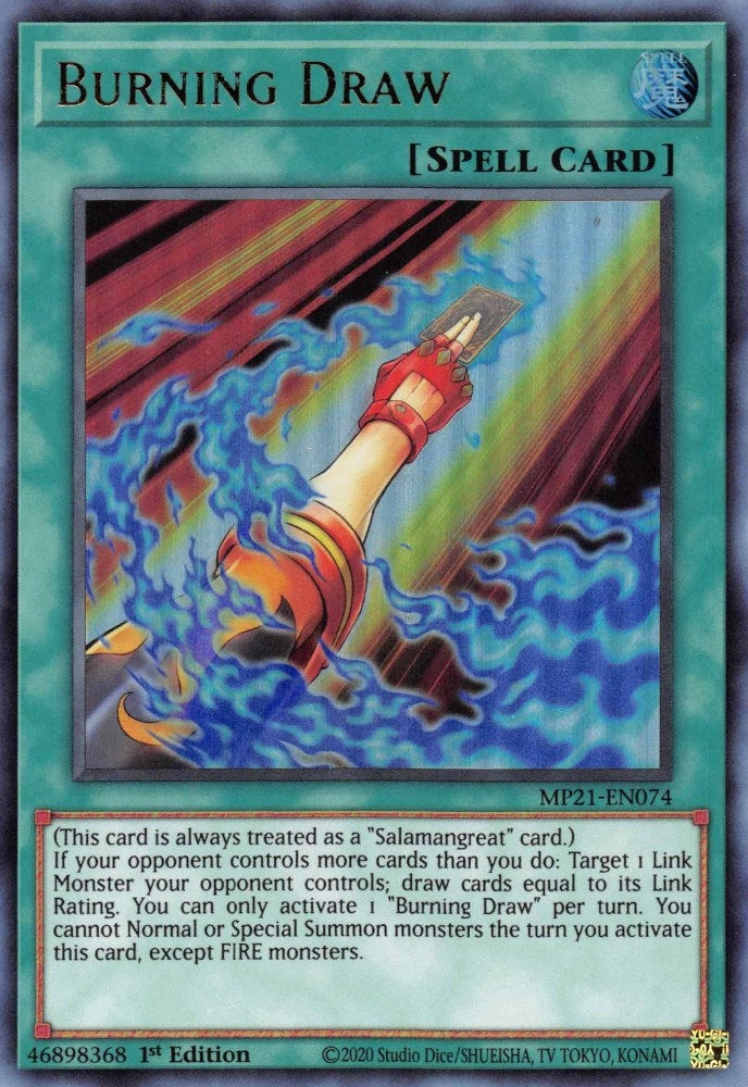 Burning Draw (MP21-EN074) (MP21)