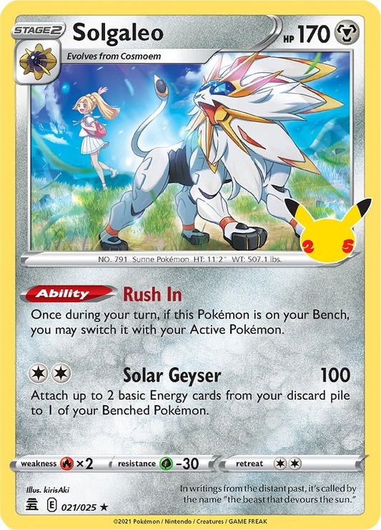 Solgaleo (021/025) (Celebrations) (CLB)