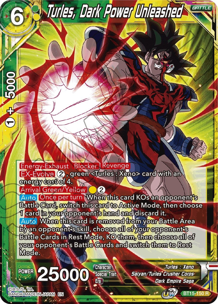 Turles, Dark Power Unleashed (BT15-150) (Saiyan Showdown) (DBS-B15)