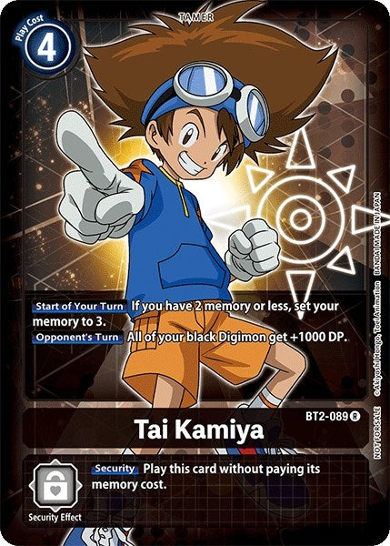 Tai Kamiya - BT2-089 (Official Tournament Pack Vol.3) (BT2-089 R) (BT01-03A)