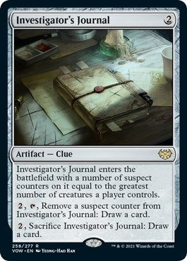 Investigator's Journal (258) (VOW)