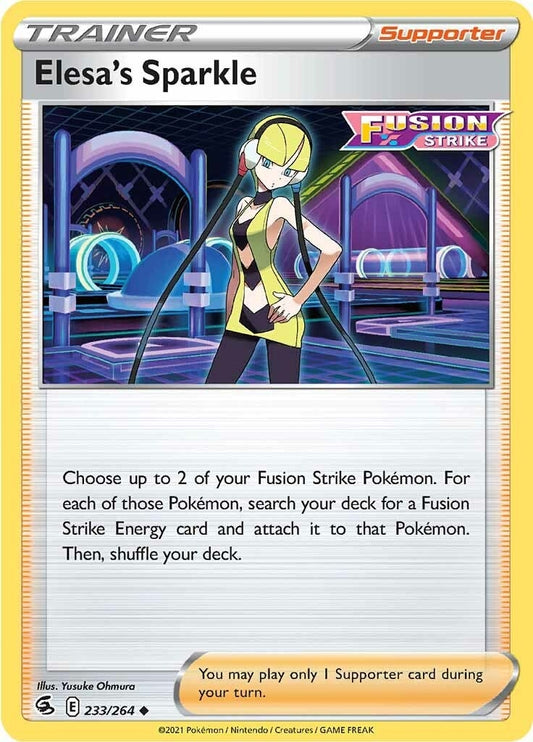 Elesa's Sparkle (233/264) (SWSH08: Fusion Strike) (SWSH08)