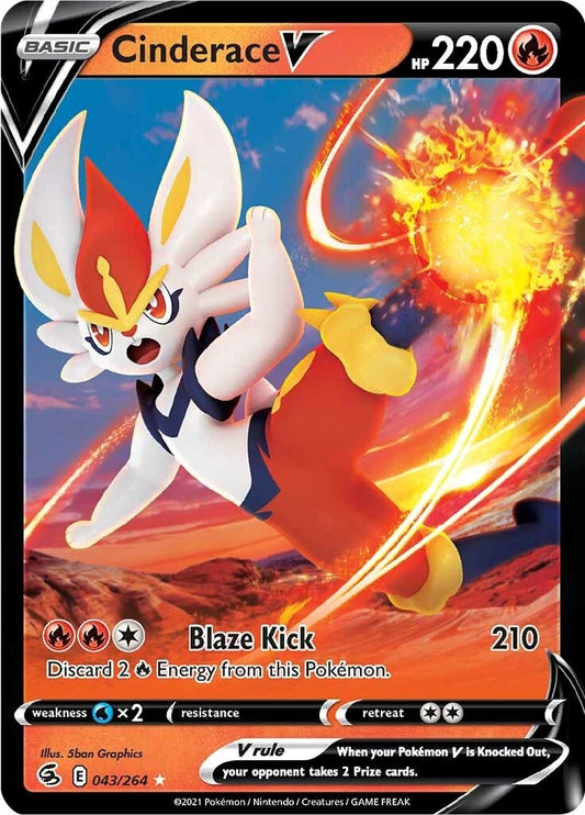 Cinderace V (43) (043/264) (SWSH08: Fusion Strike) (SWSH08)