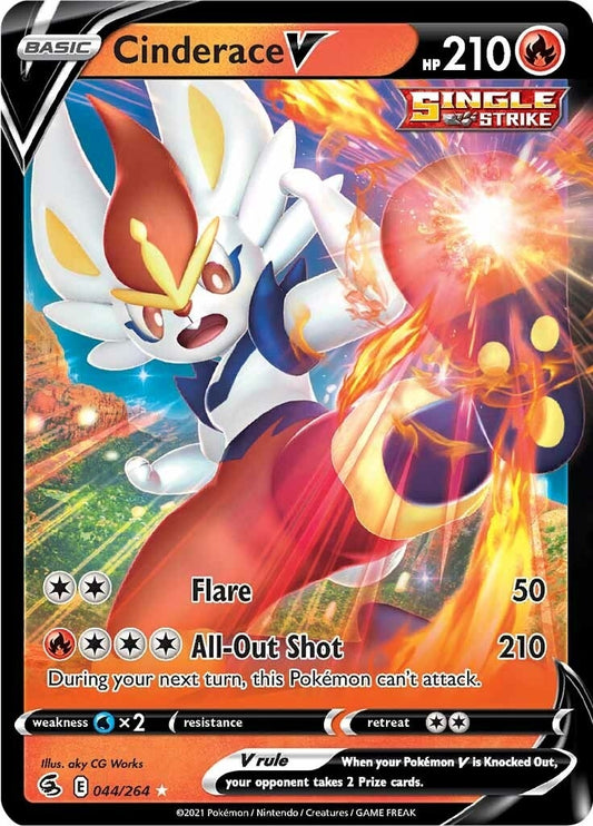 Cinderace V (44) (044/264) (SWSH08: Fusion Strike) (SWSH08)