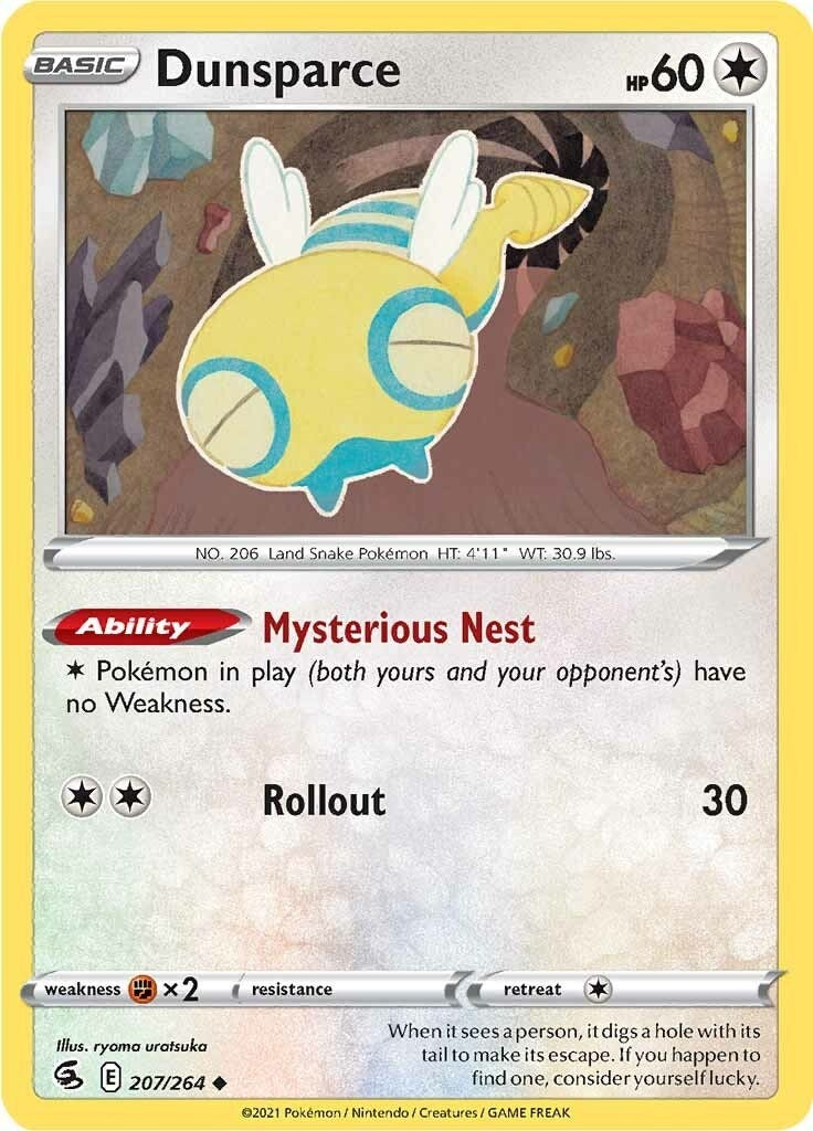 Dunsparce (207/264) (SWSH08)