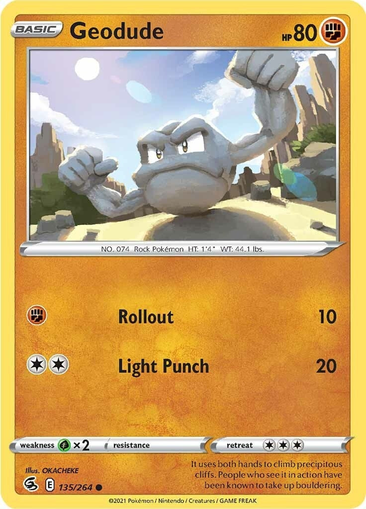 Geodude (135/264) (SWSH08)