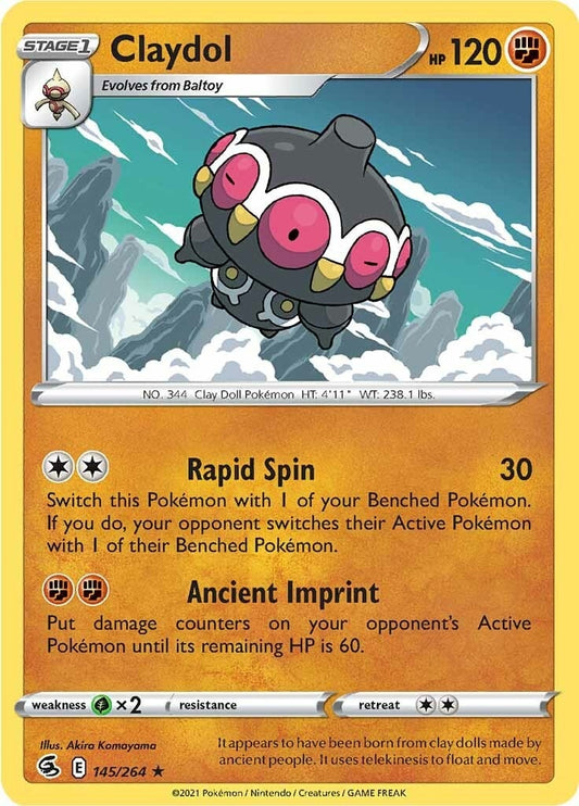 Claydol (145/264) (SWSH08: Fusion Strike) (SWSH08)