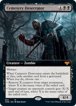 Cemetery Desecrator (Extended Art) (366) (Innistrad: Crimson Vow) (VOW)
