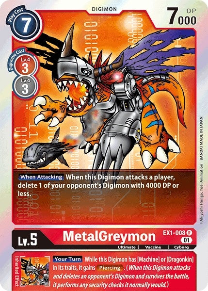 MetalGreymon (EX1-008 R) (EX01)