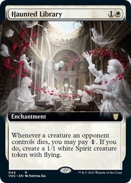 Haunted Library (Extended Art) (44) (VOC)