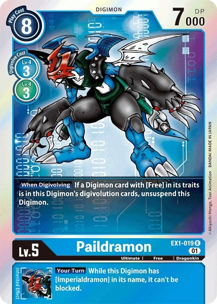 Paildramon (EX1-019 R) (EX01)