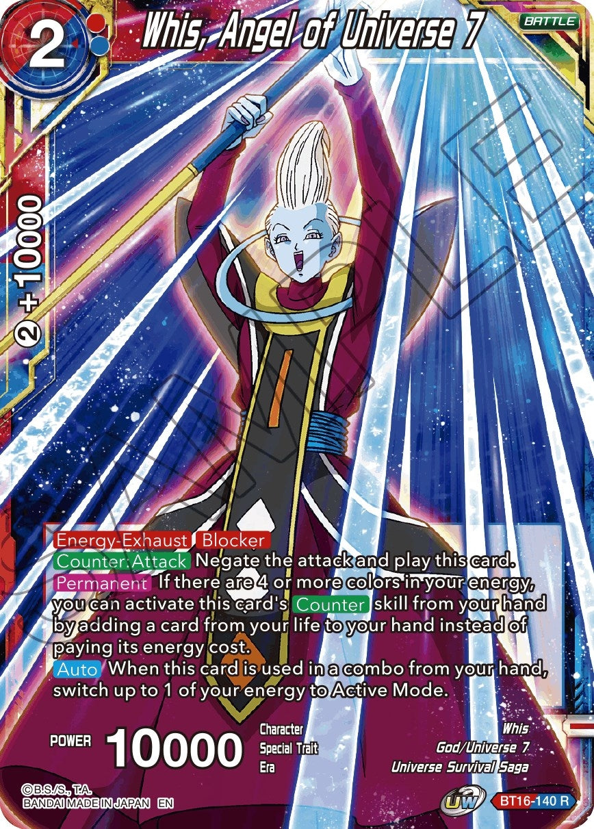 Whis, Angel of Universe 7 (BT16-140) (Realm of the Gods) (DBS-B16)