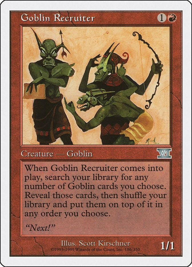 Goblin Recruiter (186) (6ED)