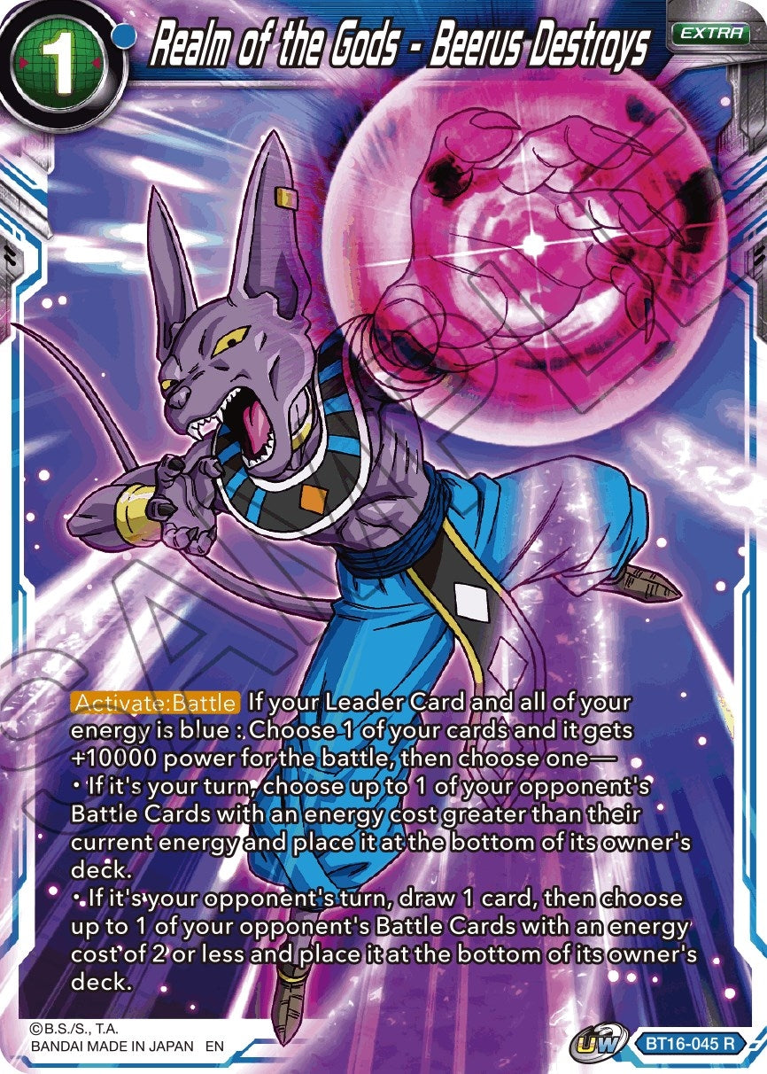 Realm of the Gods - Beerus Destroys (BT16-045) (Realm of the Gods) (DBS-B16)