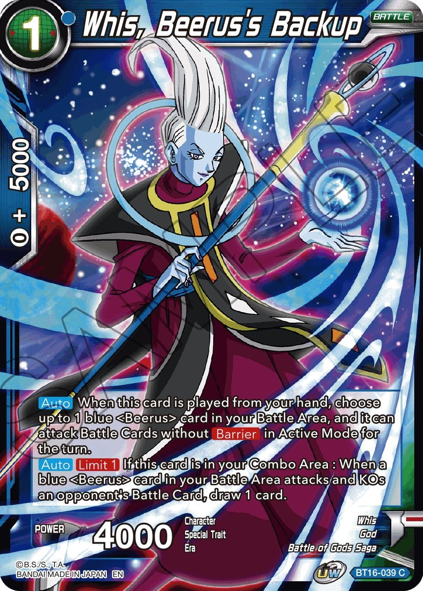 Whis, Beerus's Backup (BT16-039) (Realm of the Gods) (DBS-B16)