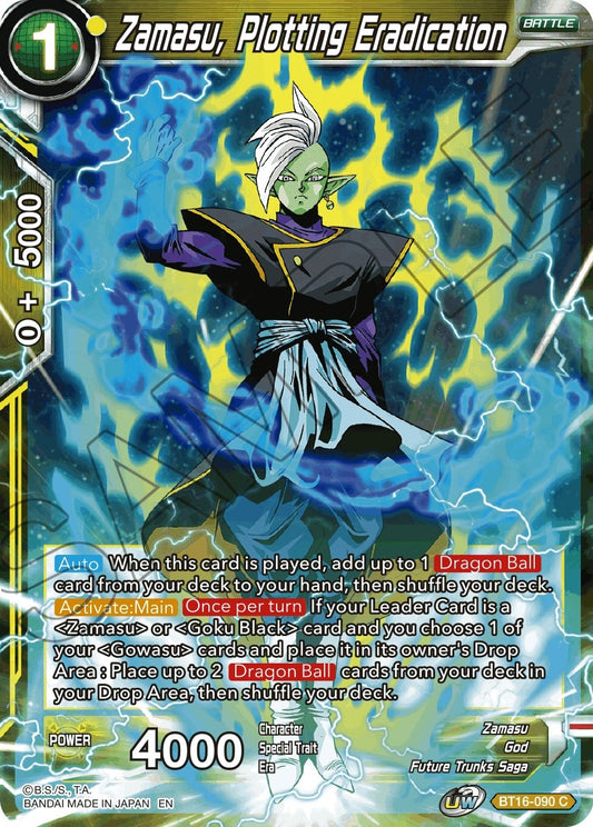 Zamasu, Plotting Eradication (BT16-090) (Realm of the Gods) (DBS-B16)