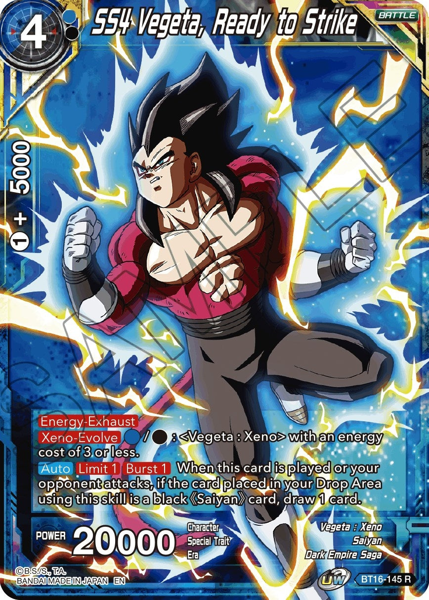 SS4 Vegeta, Ready to Strike (BT16-145) (Realm of the Gods) (DBS-B16)