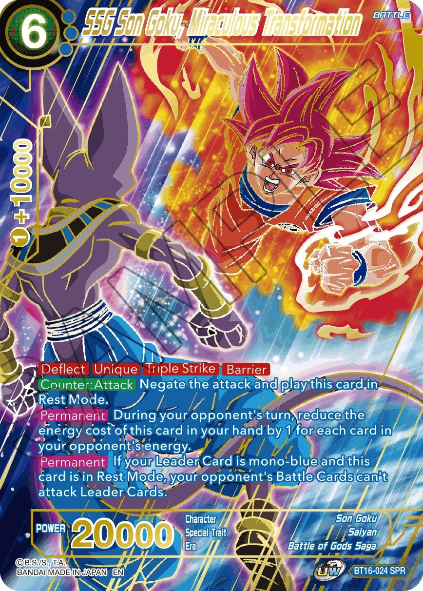 SSG Son Goku, Miraculous Transformation (SPR) (BT16-024) (DBS-B16)