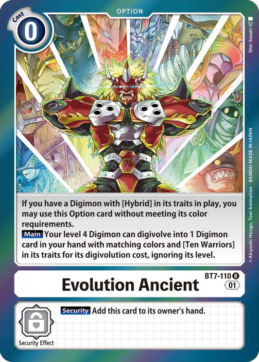 Evolution Ancient (BT7-110 R) (BT07)