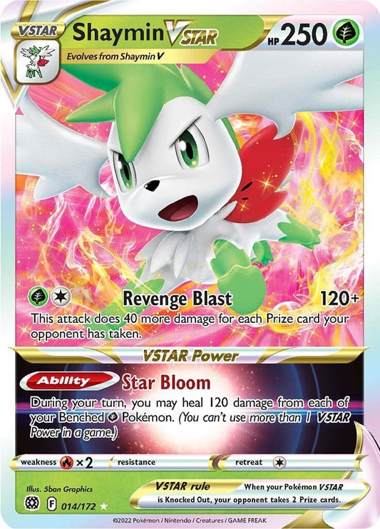 Shaymin VSTAR (014/172) (SWSH09: Brilliant Stars) (SWSH09)