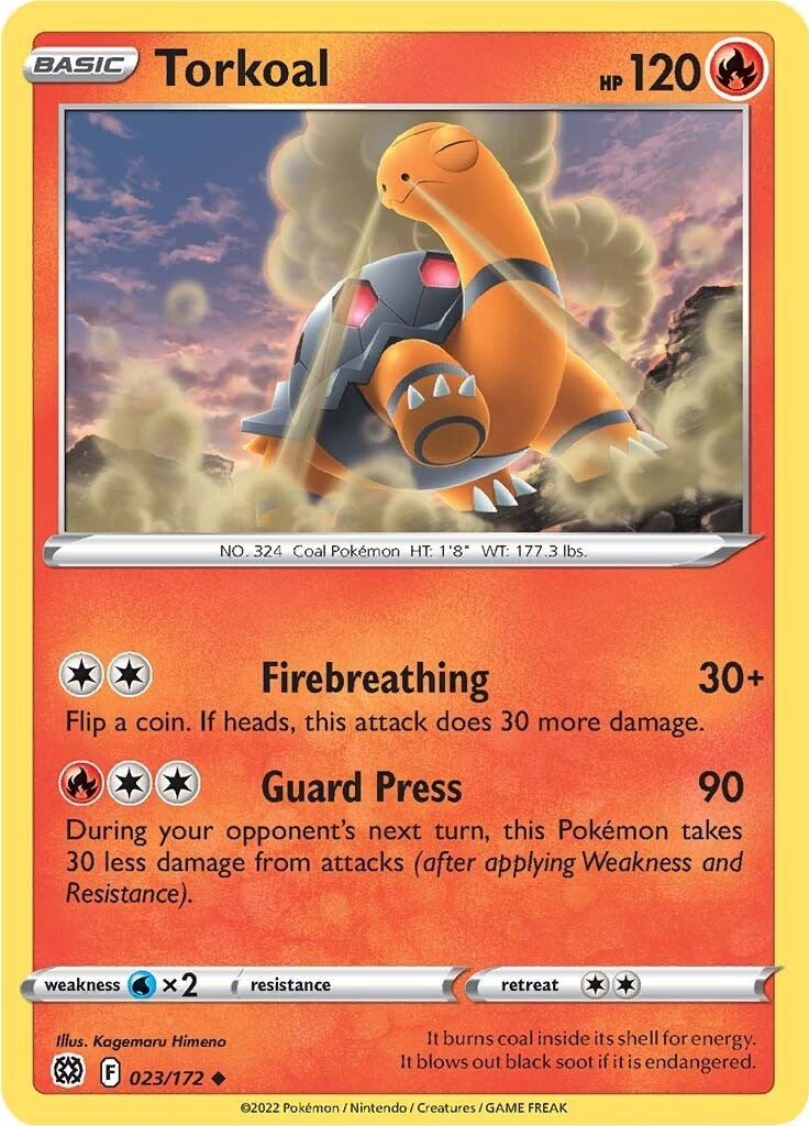 Torkoal (023/172) (SWSH09)