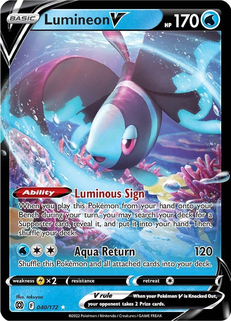 Lumineon V (040/172) (SWSH09: Brilliant Stars) (SWSH09)