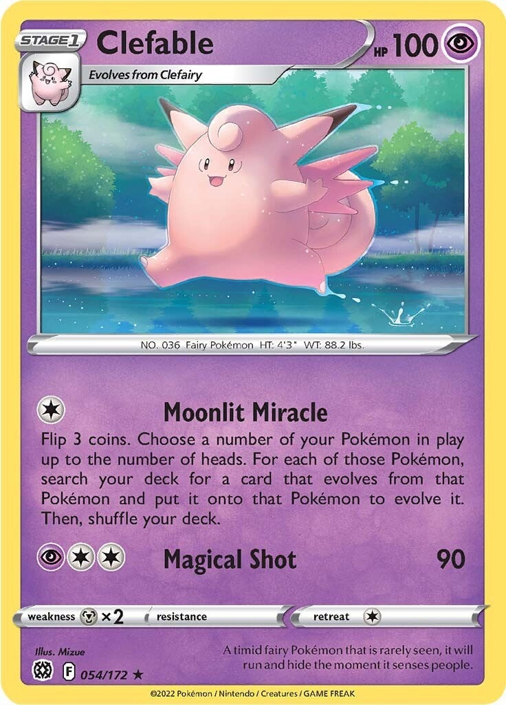 Clefable (054/172) (SWSH09)