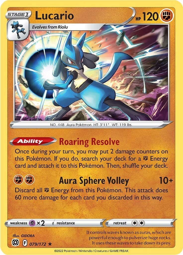 Lucario (079/172) (SWSH09: Brilliant Stars) (SWSH09)