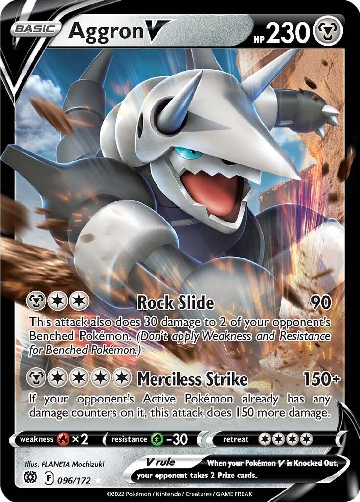 Aggron V (096/172) (SWSH09)