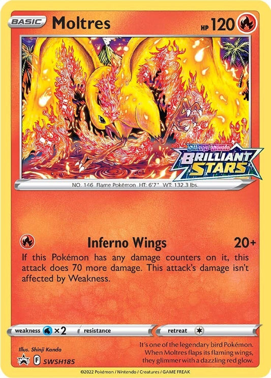 Moltres - SWSH185 (SWSH185) (SWSD)