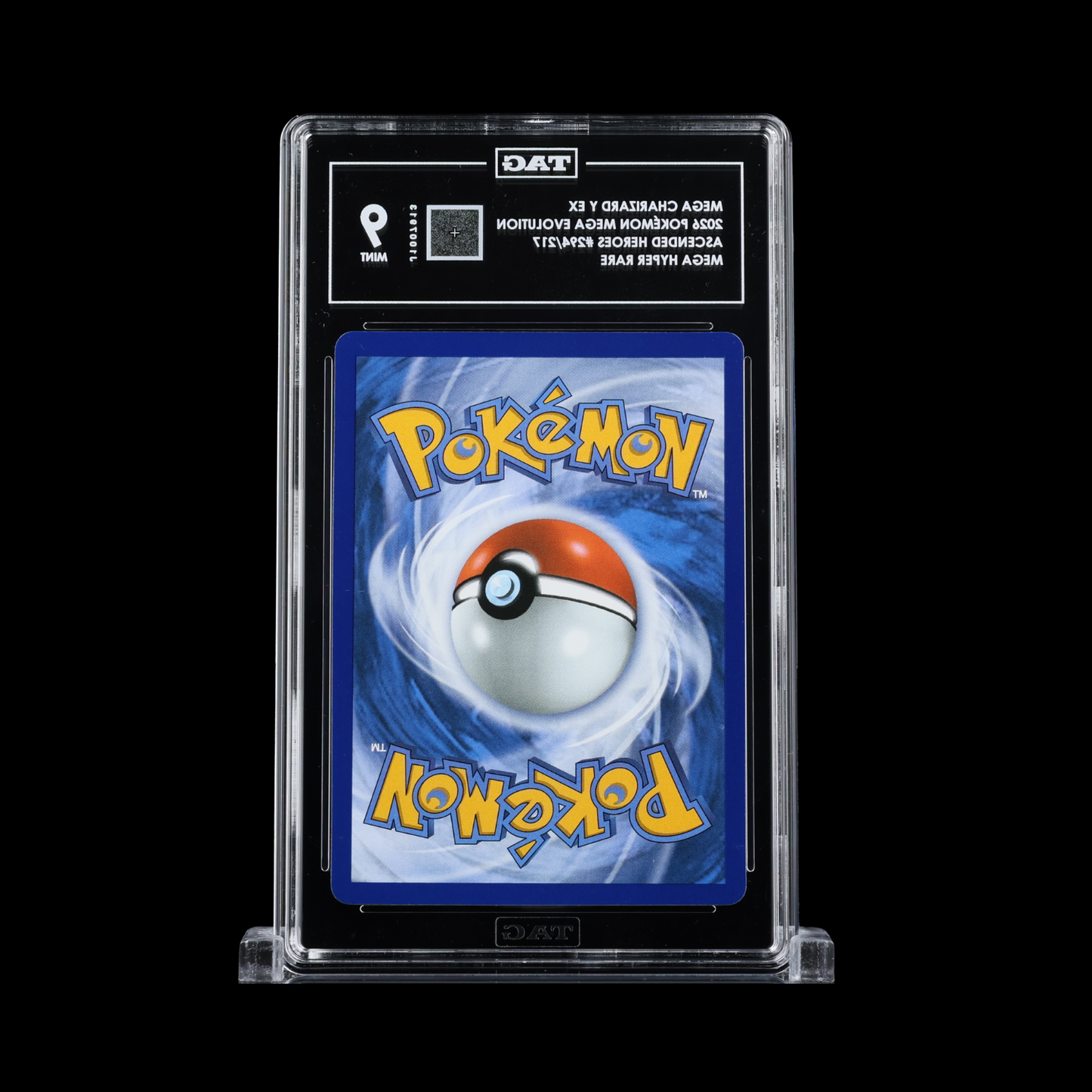 Pokemon Slab Mega Charizard Y EX 294 Tag 9 Mint 2026