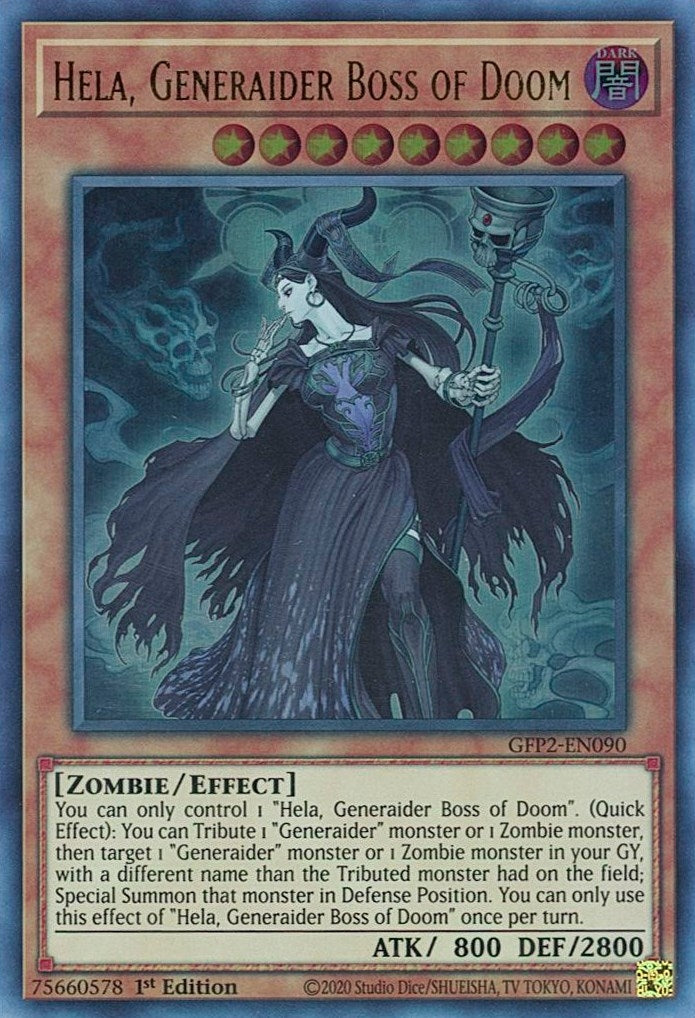 Hela, Generaider Boss of Doom (GFP2-EN090) (GFP2)