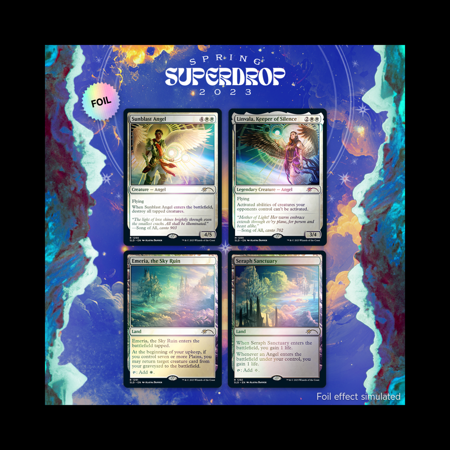 MTG Magic The Gathering Secret Lair Alayna Danner Foil Edition Sealed