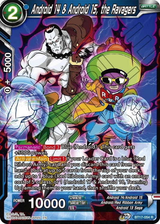Android 14 & Android 15, the Ravagers (BT17-054) (Ultimate Squad) (DBS-B17)