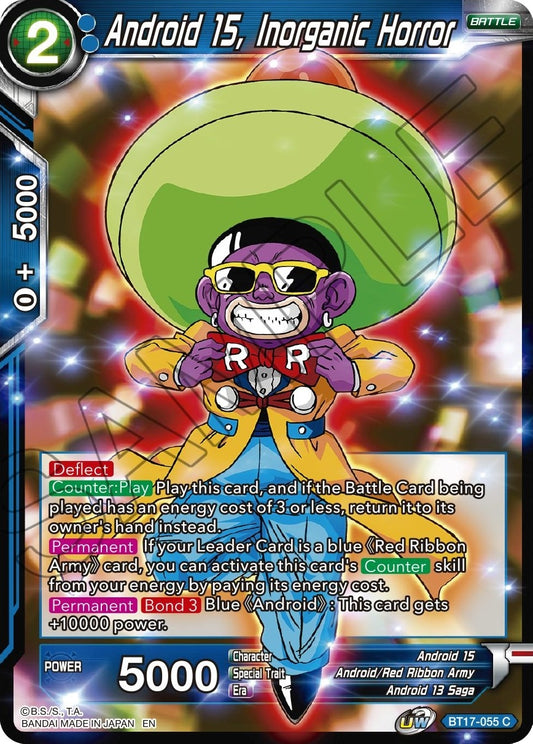 Android 15, Inorganic Horror (BT17-055) (Ultimate Squad) (DBS-B17)