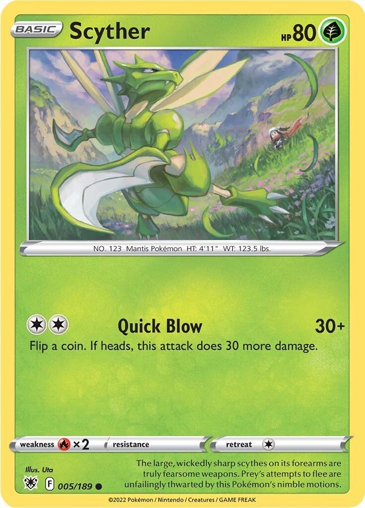 Scyther (005) (005/189) (SWSH10)