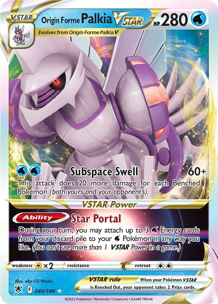 Origin Forme Palkia VSTAR (040/189) (SWSH10)