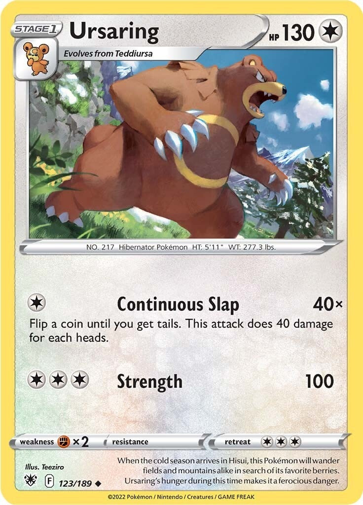 Ursaring (123/189) (SWSH10)