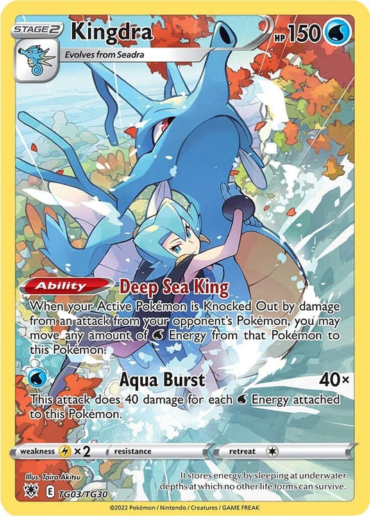 Kingdra (TG03/TG30) (SWSH10: Astral Radiance Trainer Gallery) (SWSH10:TG)