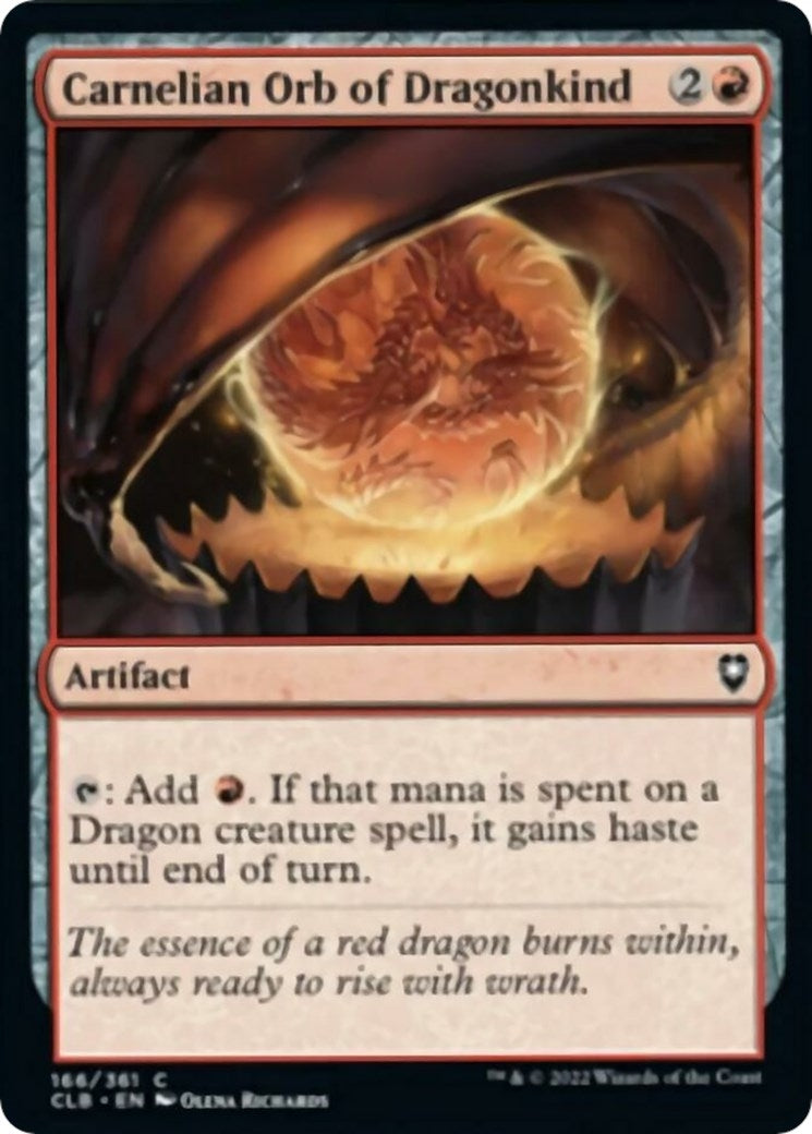 Carnelian Orb of Dragonkind (166) (CLB)