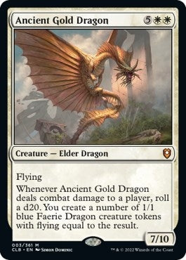 Ancient Gold Dragon (3) (CLB)