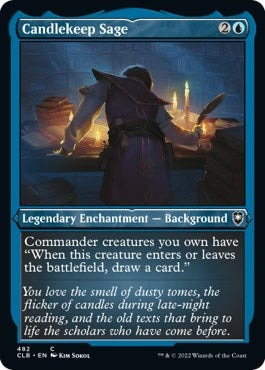 Candlekeep Sage (Foil Etched) (482) (CLB)