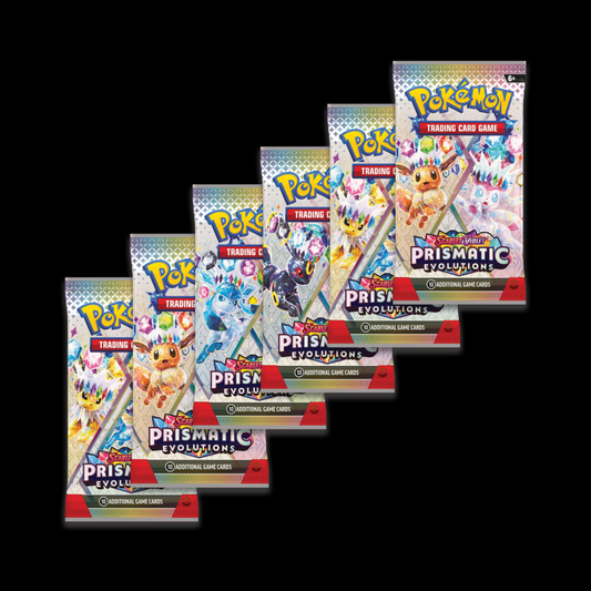 Pokemon Scarlet & Violet Prismatic Evolutions Booster Bundle (6)
