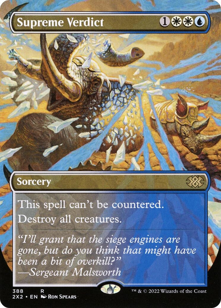 Supreme Verdict (Borderless) (388) (2X2)