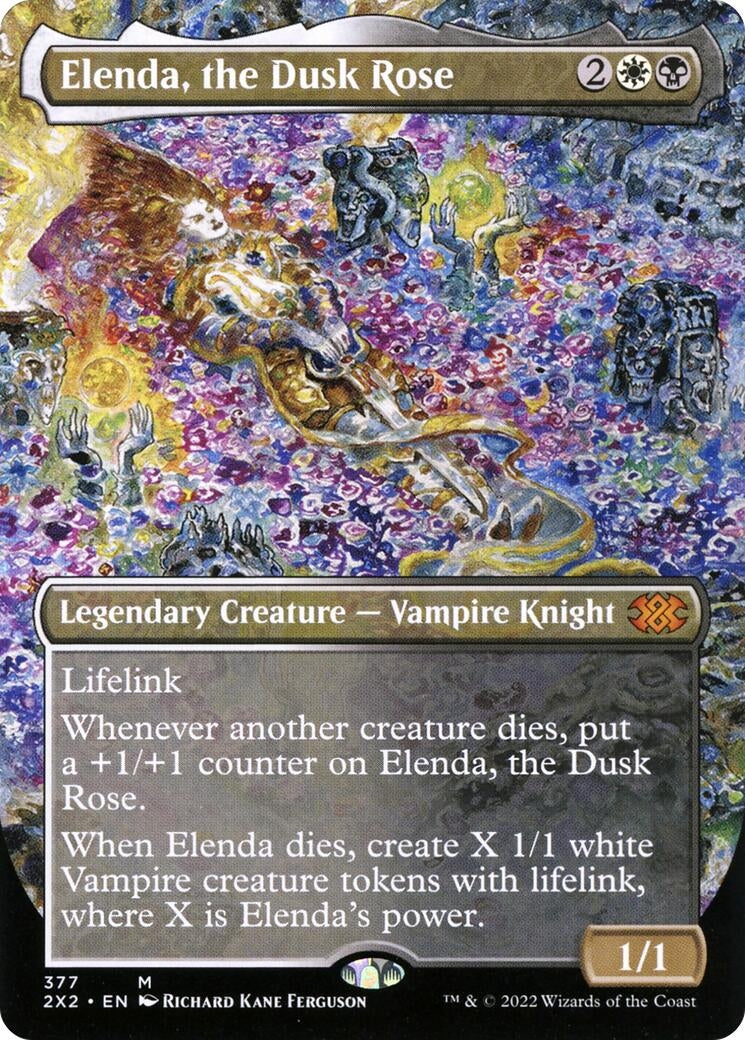 Elenda, the Dusk Rose (Borderless) (377) (2X2)